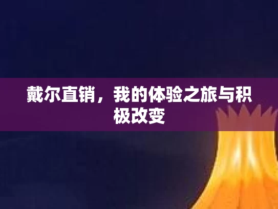 戴尔直销,我的体验之旅与积极改变 戴尔直销,我的体验之旅与积极改变