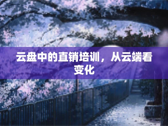 云盘中的直销培训，从云端看变化