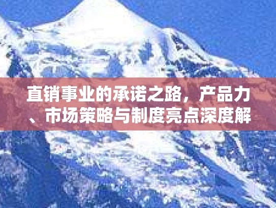 直销事业的承诺之路，产品力、市场策略与制度亮点深度解读