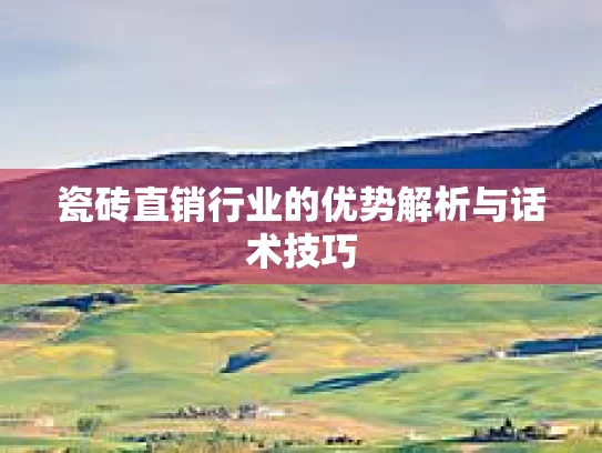 瓷砖直销行业的优势解析与话术技巧