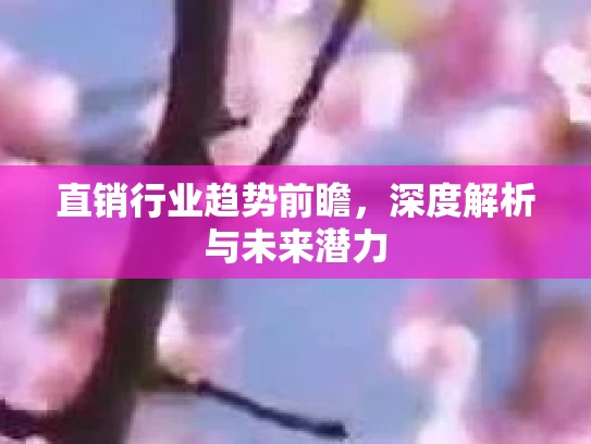 直销行业趋势前瞻，深度解析与未来潜力