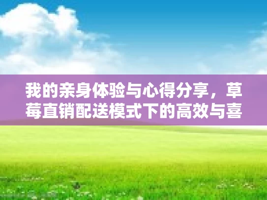 我的亲身体验与心得分享，草莓直销配送模式下的高效与喜悦
