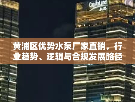 黄浦区优势水泵厂家直销，行业趋势、逻辑与合规发展路径