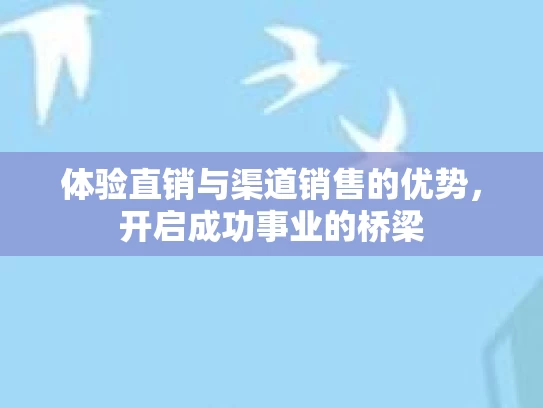体验直销与渠道销售的优势，开启成功事业的桥梁