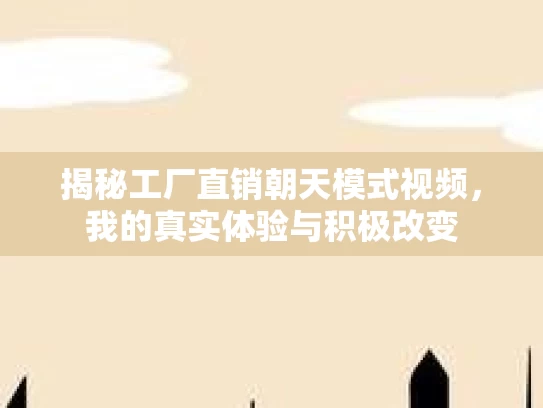 揭秘工厂直销朝天模式视频，我的真实体验与积极改变