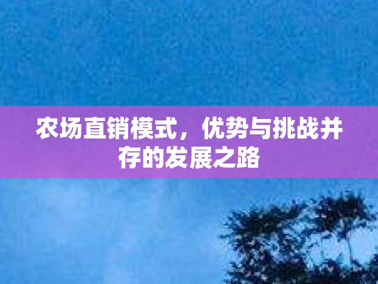 农场直销模式，优势与挑战并存的发展之路