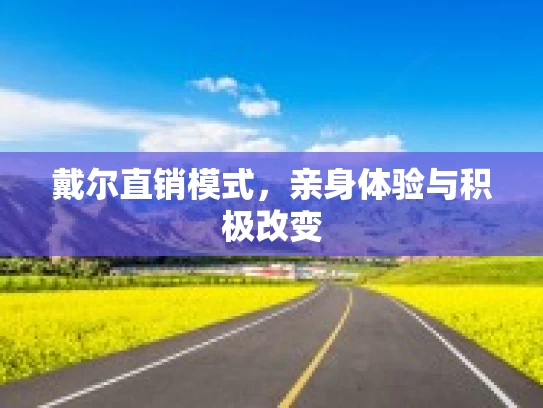 戴尔直销模式，亲身体验与积极改变