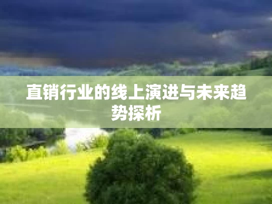 直销行业的线上演进与未来趋势探析
