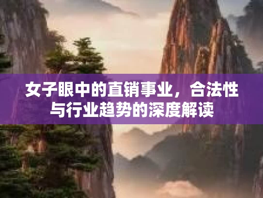 女子眼中的直销事业，合法性与行业趋势的深度解读