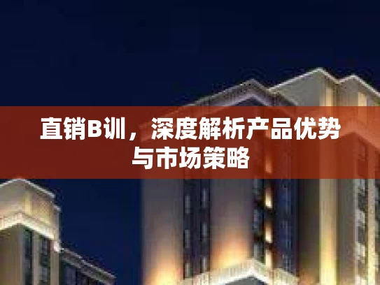 直销B训，深度解析产品优势与市场策略