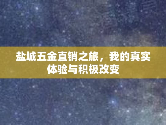 盐城五金直销之旅,我的真实体验与积极改变