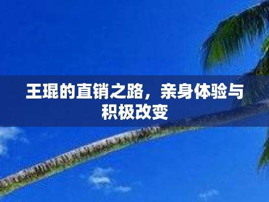 王琨的直销之路，亲身体验与积极改变