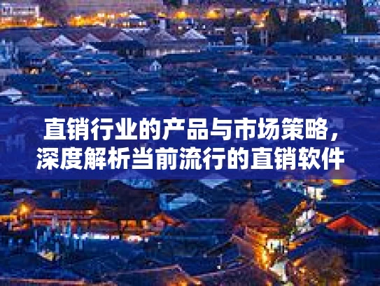直销行业的产品与市场策略，深度解析当前流行的直销软件