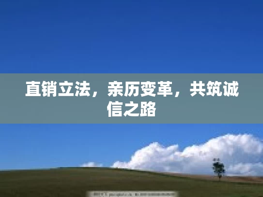 直销立法，亲历变革，共筑诚信之路