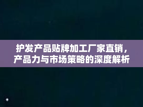 护发产品贴牌加工厂家直销，产品力与市场策略的深度解析