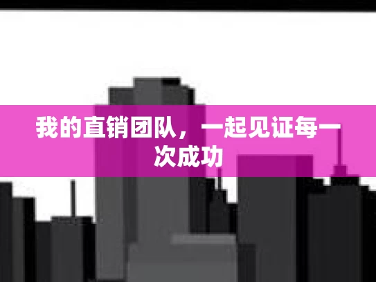 我的直销团队，一起见证每一次成功