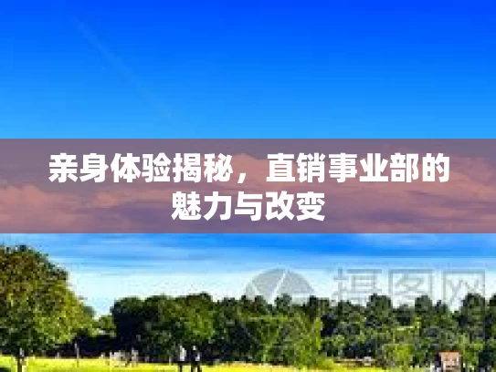 亲身体验揭秘，直销事业部的魅力与改变