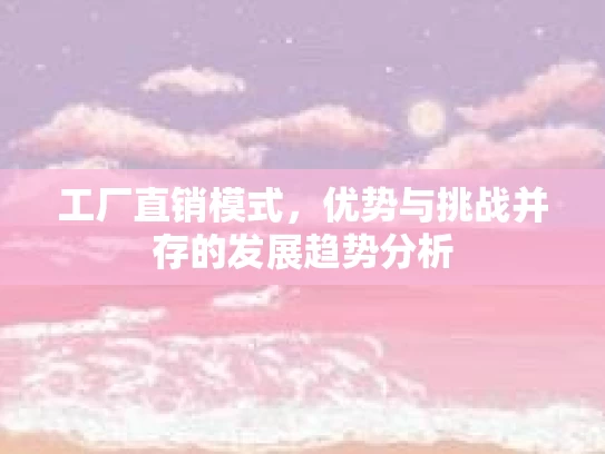 工厂直销模式,优势与挑战并存的发展趋势分析 工厂直销模式,优势与挑战并存的发展趋势分析