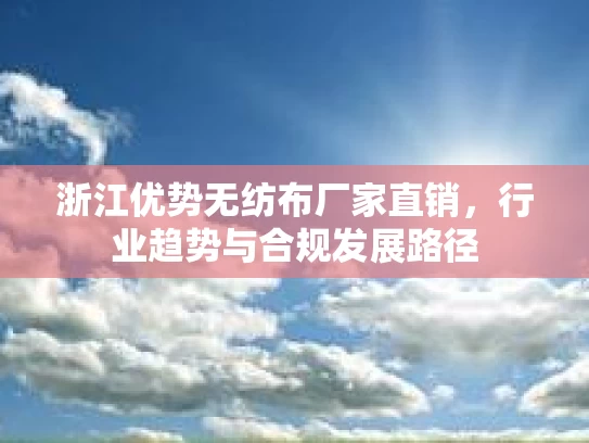 浙江优势无纺布厂家直销，行业趋势与合规发展路径