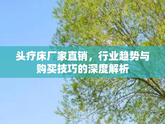 头疗床厂家直销，行业趋势与购买技巧的深度解析