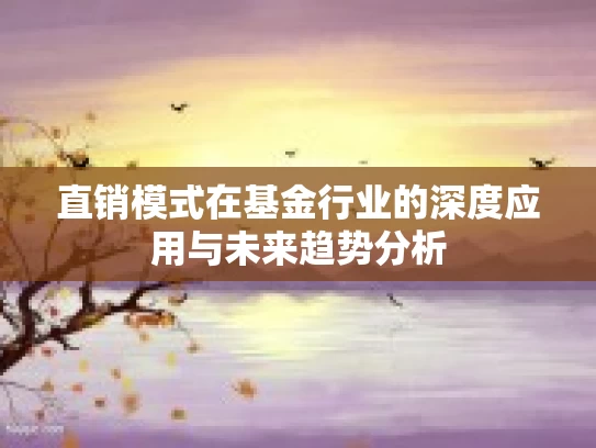 直销模式在基金行业的深度应用与未来趋势分析