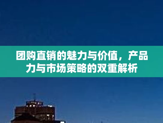 团购直销的魅力与价值，产品力与市场策略的双重解析