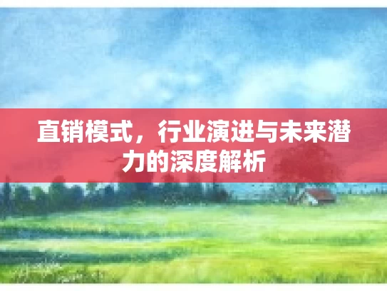 直销模式，行业演进与未来潜力的深度解析