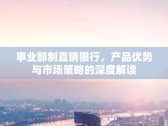 事业部制直销银行，产品优势与市场策略的深度解读